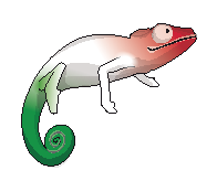 logo caméléon italie