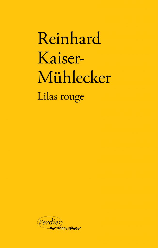 Lilas rouge de Reinhard Kaiser-Mühlecker 